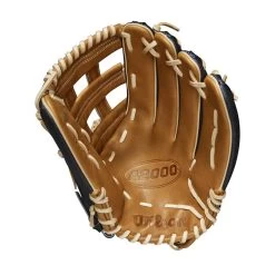 Wilson 2023 A2000 SuperSkin 1799 WBW1009751275 12.75" Baseball Fielders Glove -Baseball Shop wbw100975 1 a2000 of 1799ss 1275 blackss saddletan yellow 1
