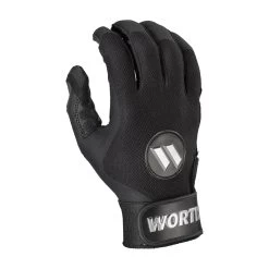 Worth Pro Series Adult Slowpitch Softball Batting Gloves -Baseball Shop wpsp b 88 worth pro sp bk 2 34084.1675545771