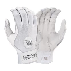 Worth Pro Series Adult Slowpitch Softball Batting Gloves -Baseball Shop wpsp w 88 worth pro sp wh 1 01 90725.1675545772