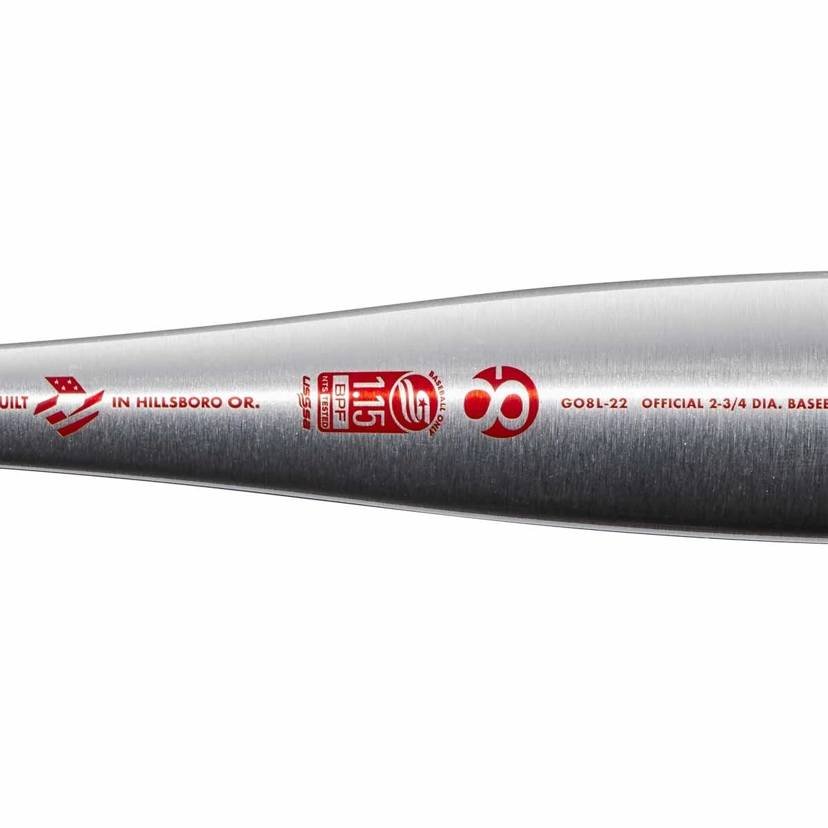 DeMarini 2022 The Goods One Piece -8 2 3/4" Barrel Baseball USSSA Bat - Image 10