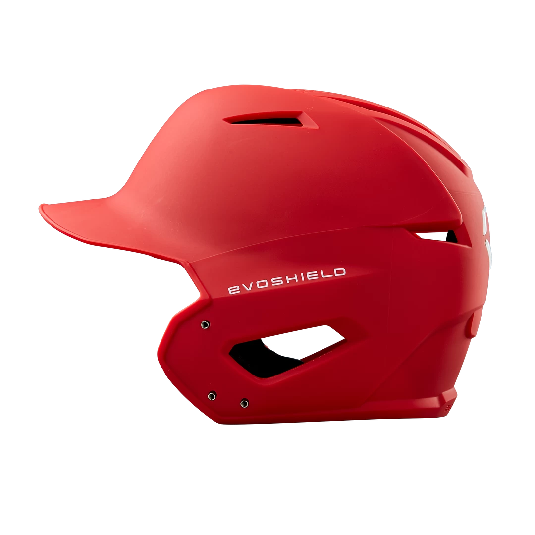 Evoshield XVT Matte Adult Baseball Batters Helmet (Scarlet) 10 Evoshield XVT Matte Adult Baseball Batters Helmet (Scarlet) - Image 8