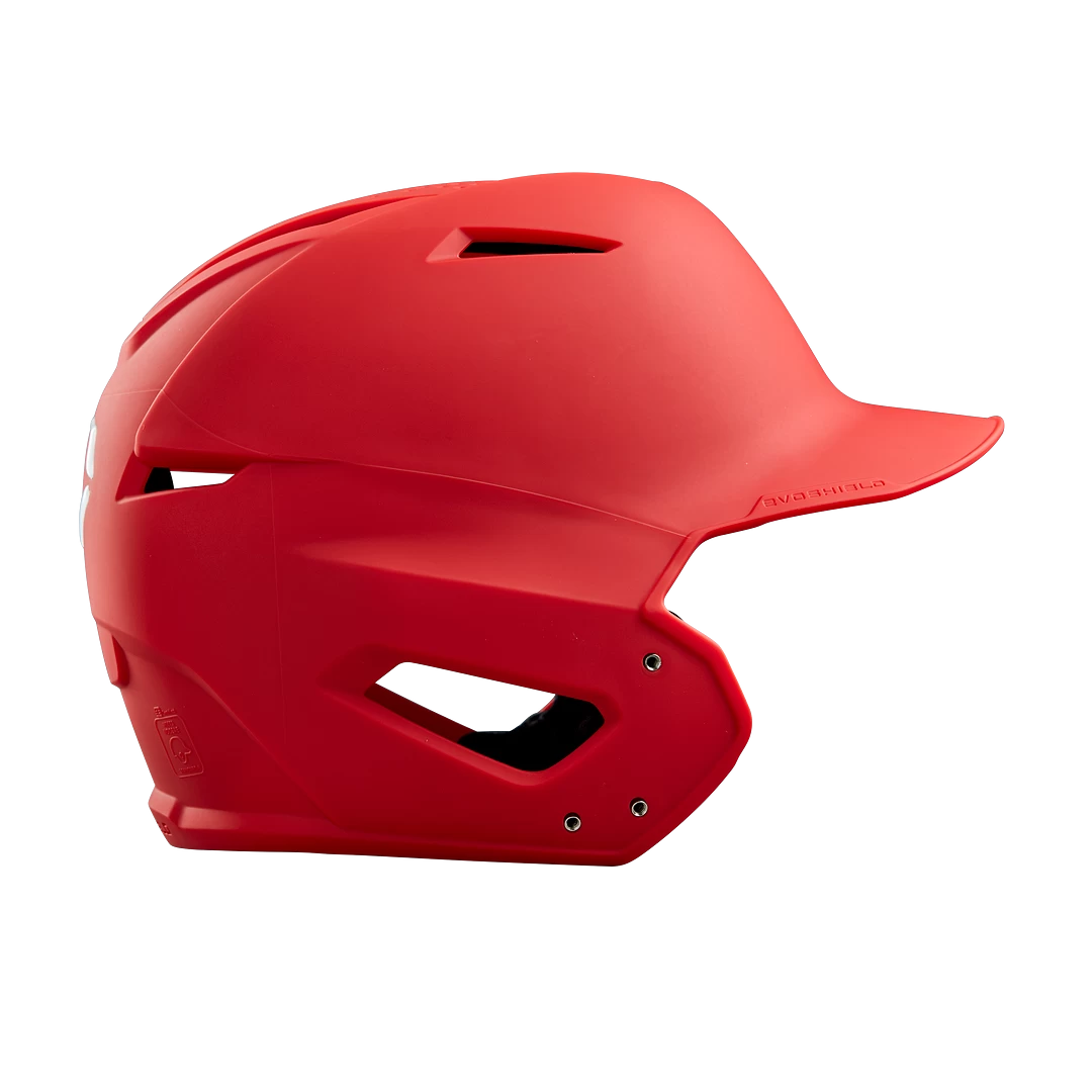 Evoshield XVT Matte Adult Baseball Batters Helmet (Scarlet) 11 Evoshield XVT Matte Adult Baseball Batters Helmet (Scarlet) - Image 9